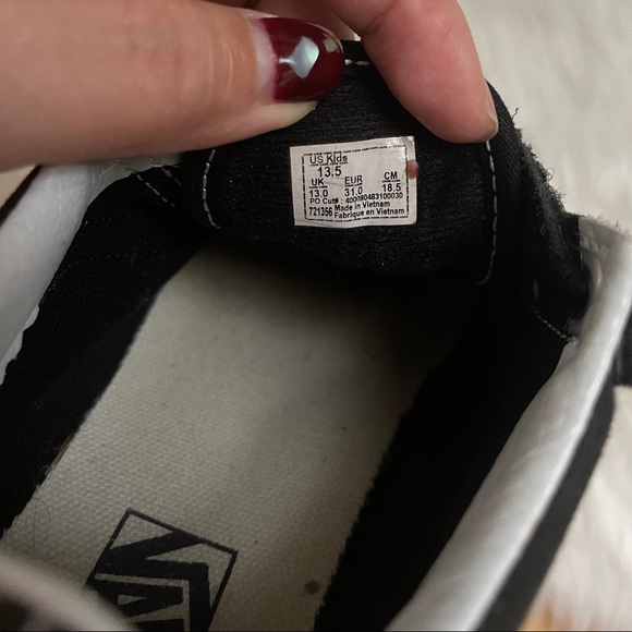 Kids Vans Size=Us13.5=18.5cm - Picture 4 of 4